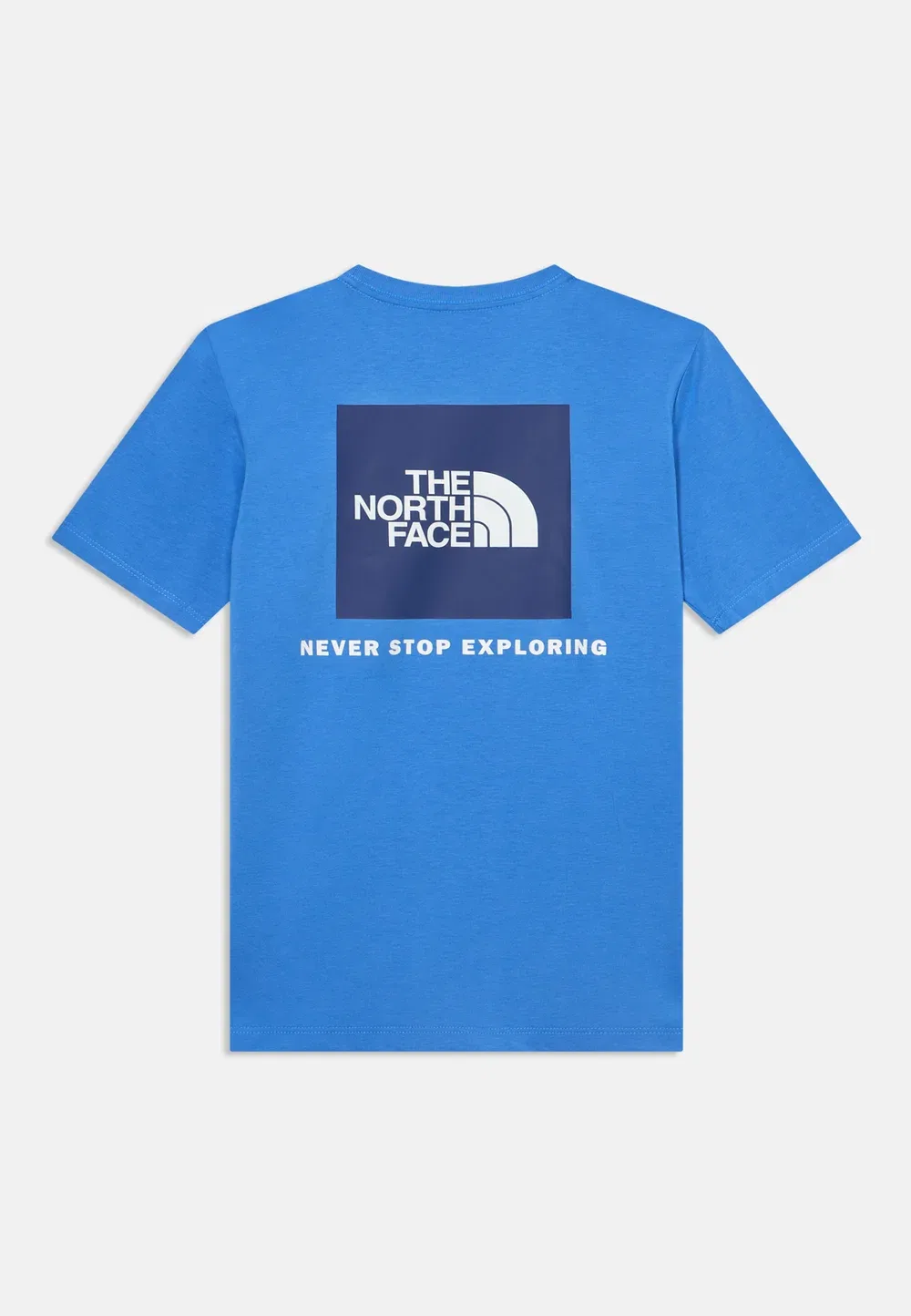 Футболка унисекс с принтом Teen Evolution Box Tee The North Face, Active Blue — фото 2