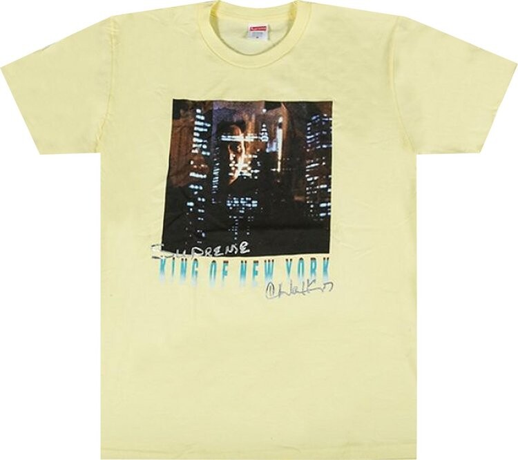 

Футболка Supreme King of New York Tee 'Pale Yellow', желтый