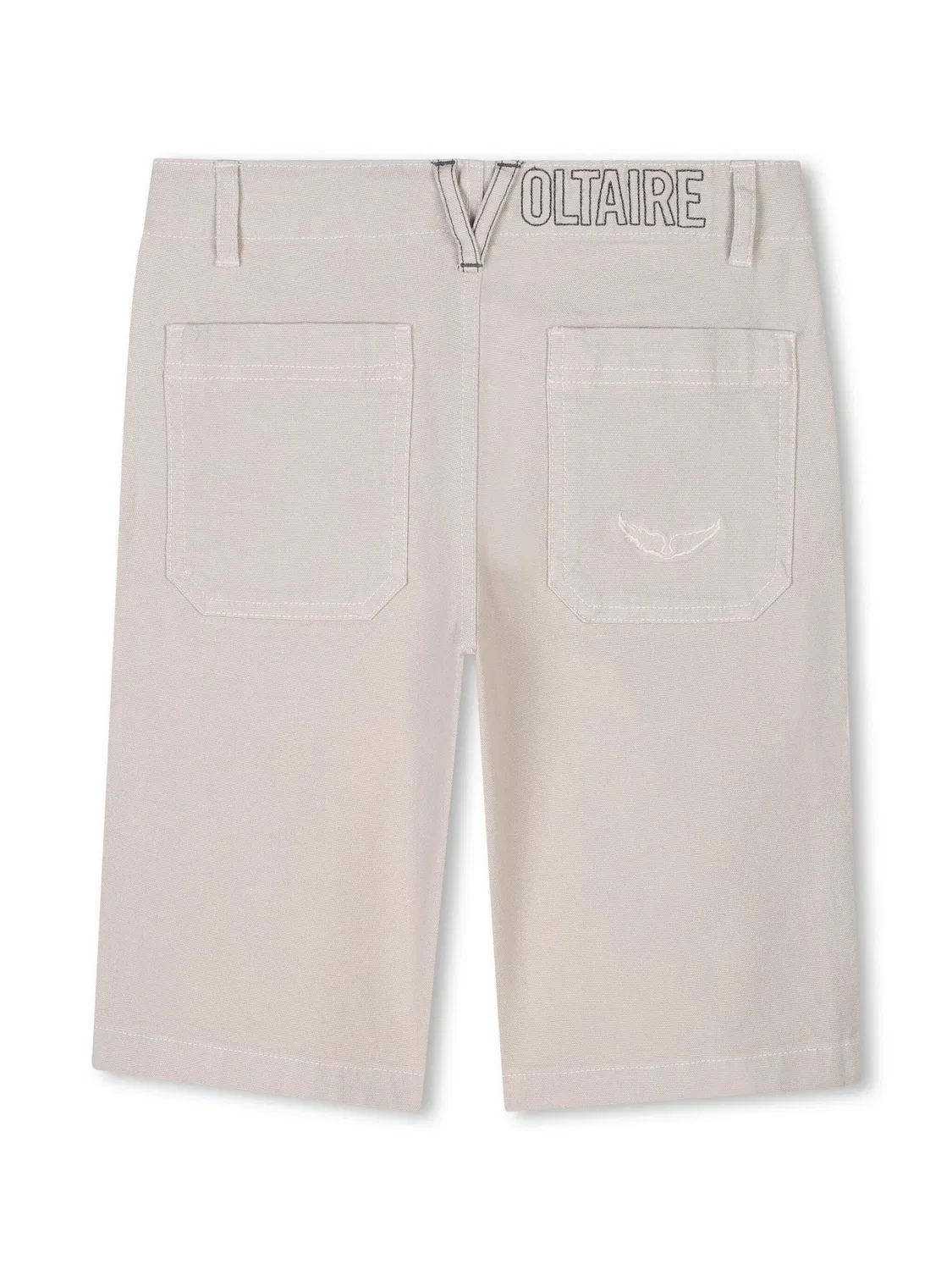 Бермуда из канваса Zadig&Voltaire, нежно-белый — фото 2