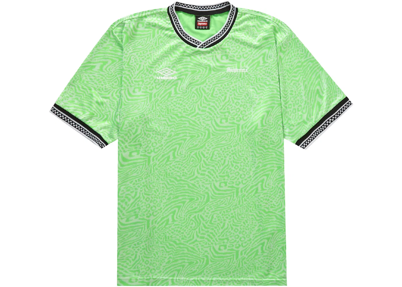 Мужская футболка с принтом Supreme Umbro Jersey, White