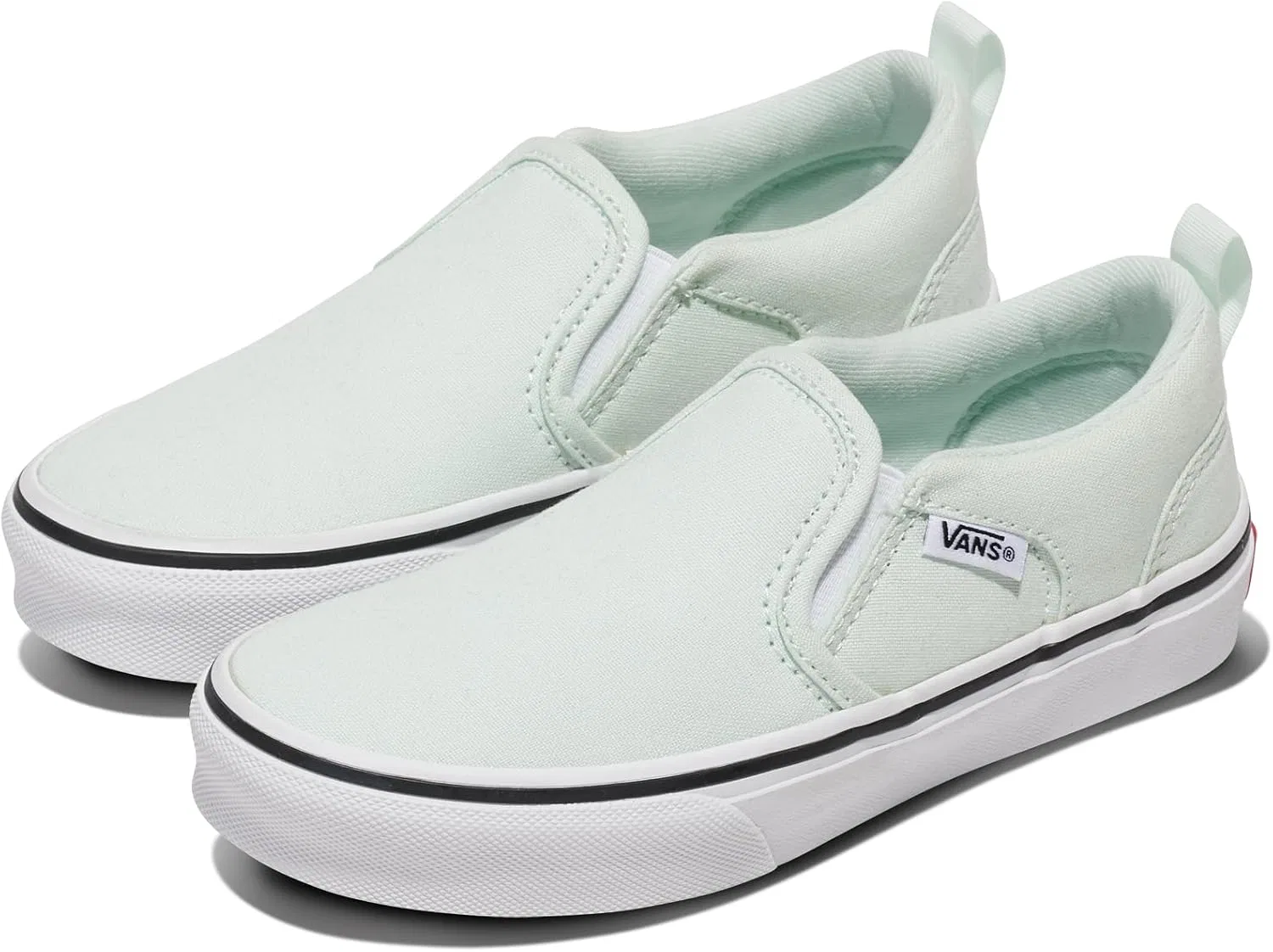 Детские кеды для девочек Slip-on Vans, Canvas Hint Mint — фото 2