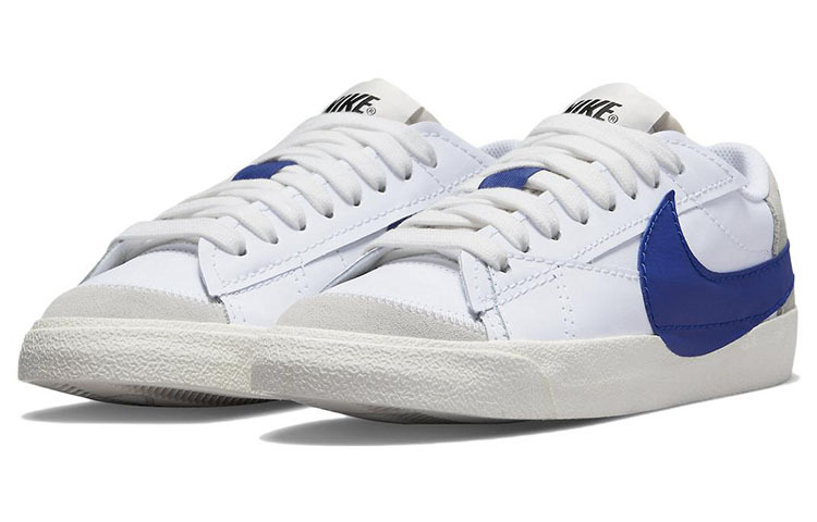 Кроссовки Nike Blazer Low 77 Jumb, белый/синий — фото 3