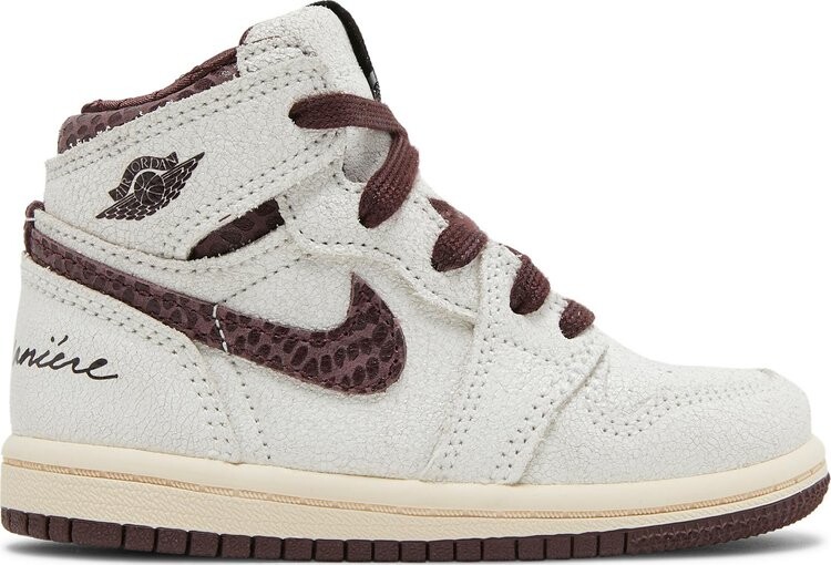 

Кроссовки A Ma Maniére x Air Jordan 1 High OG TD, белый (Размер 22.5 RU)