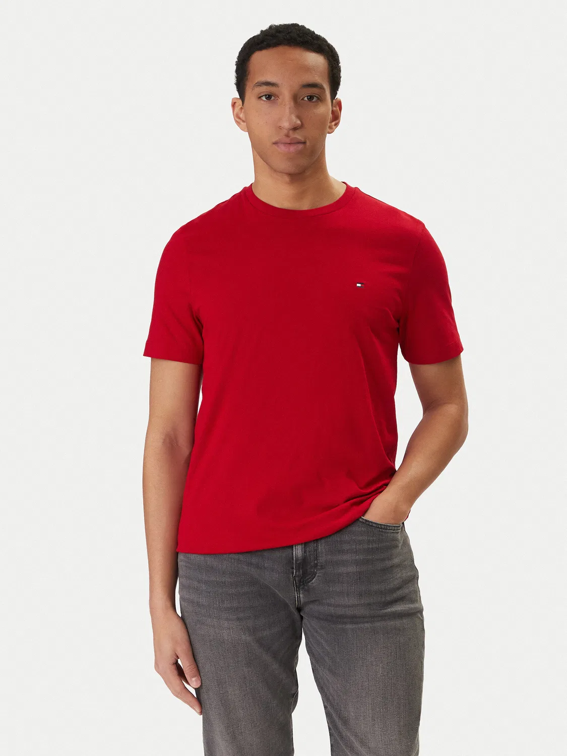 Мужская футболка стандартного кроя Ess Seasonal Tommy Hilfiger, красный