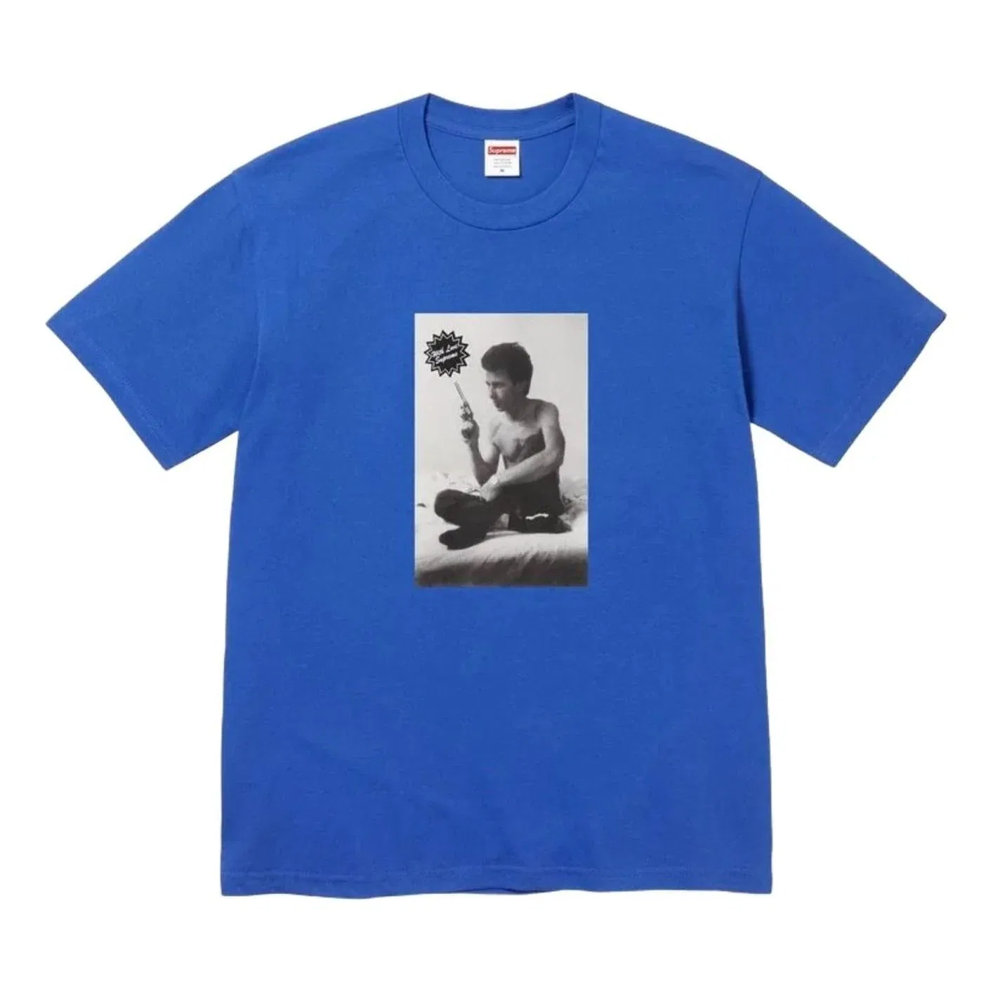 Мужская футболка Larry Clark FW26 G*n T-Shirt 'Royal' Supreme, Royal