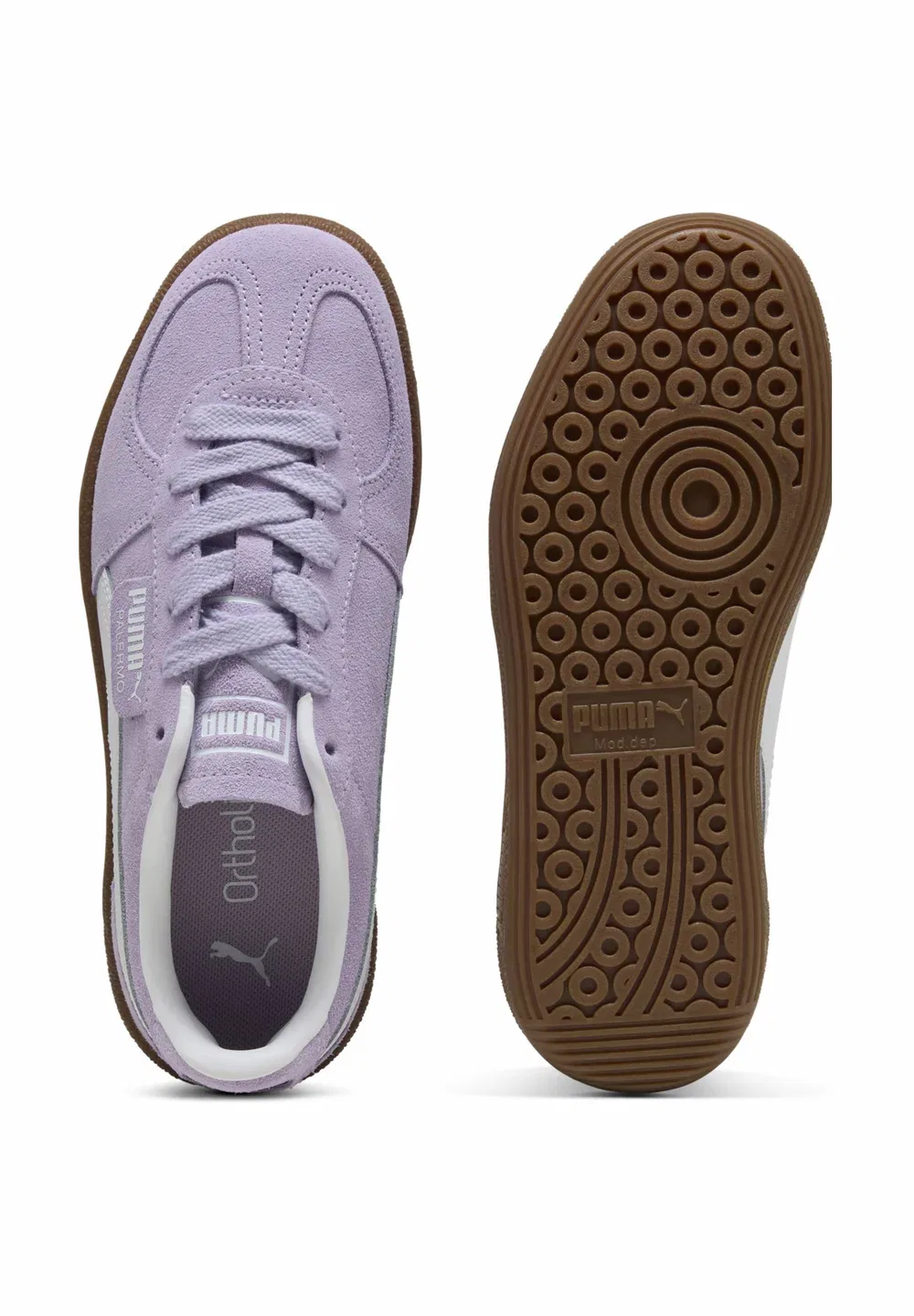 Кроссовки Palermo jr унисекс Puma, Light Lavender-Puma White — фото 3
