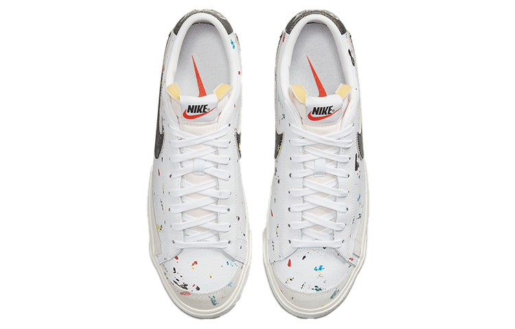 Кроссовки Nike Blazer Low 77, белый/черный — фото 4