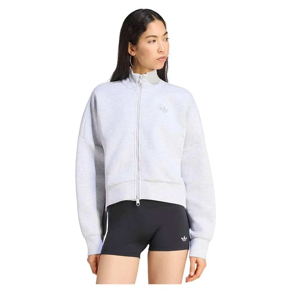 Толстовка на молнии Spacer Track Adidas Originals, белый