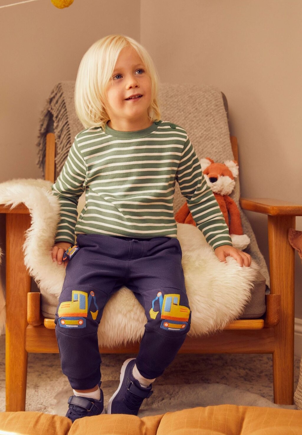 

Рубашка с длинным рукавом BRETON STANDARD JoJo Maman Bébé, цвет khaki