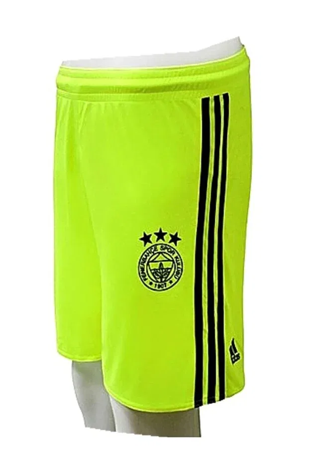 Детские шорты для девочек с лицензионным принтом Fenerbahçe, Neon Yellow