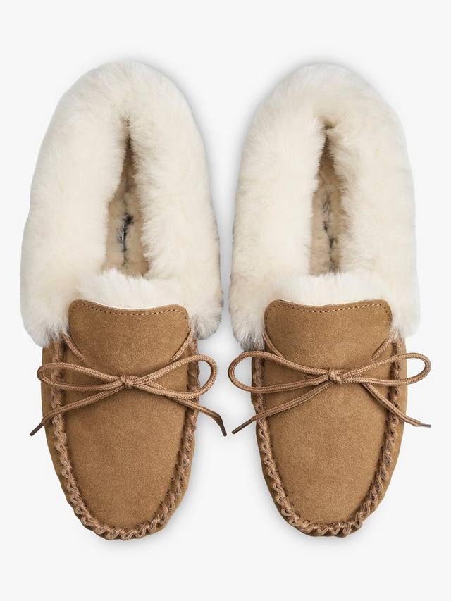 Трикси мокасины из овчины Hotter, Chestnut — фото 3