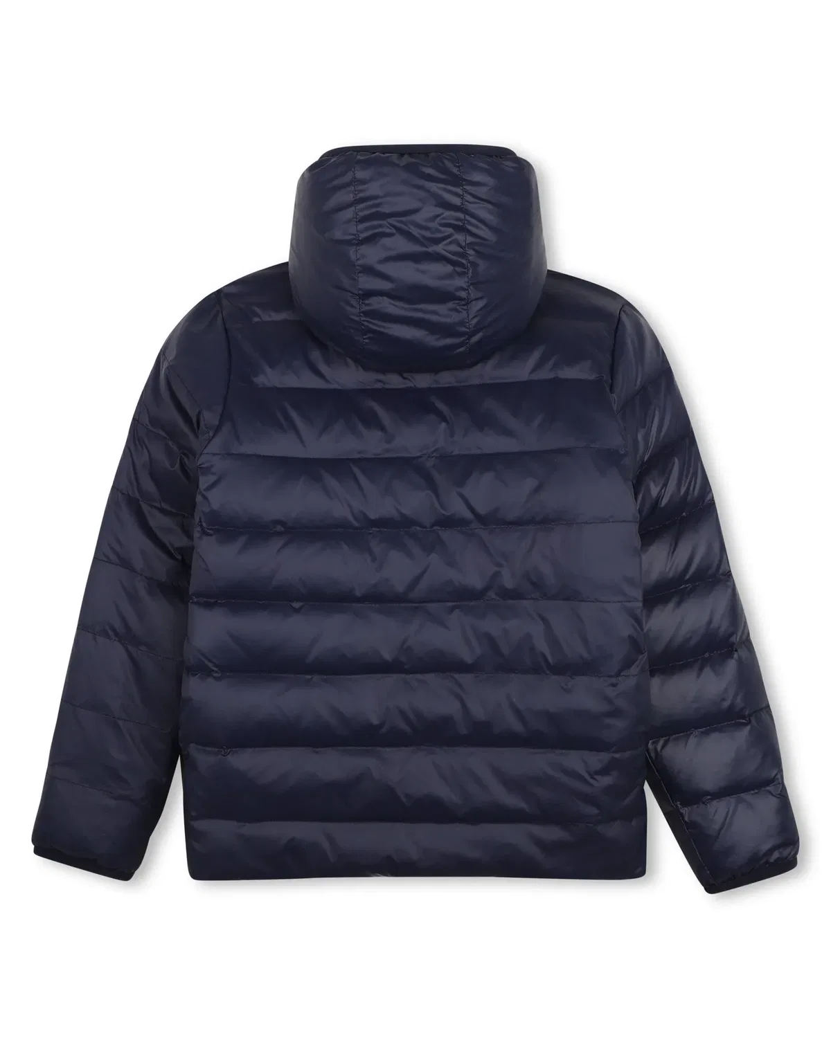 Детское пальто для мальчиков стеганое реверсивное BOSS Kidswear, Azul Claro — фото 3