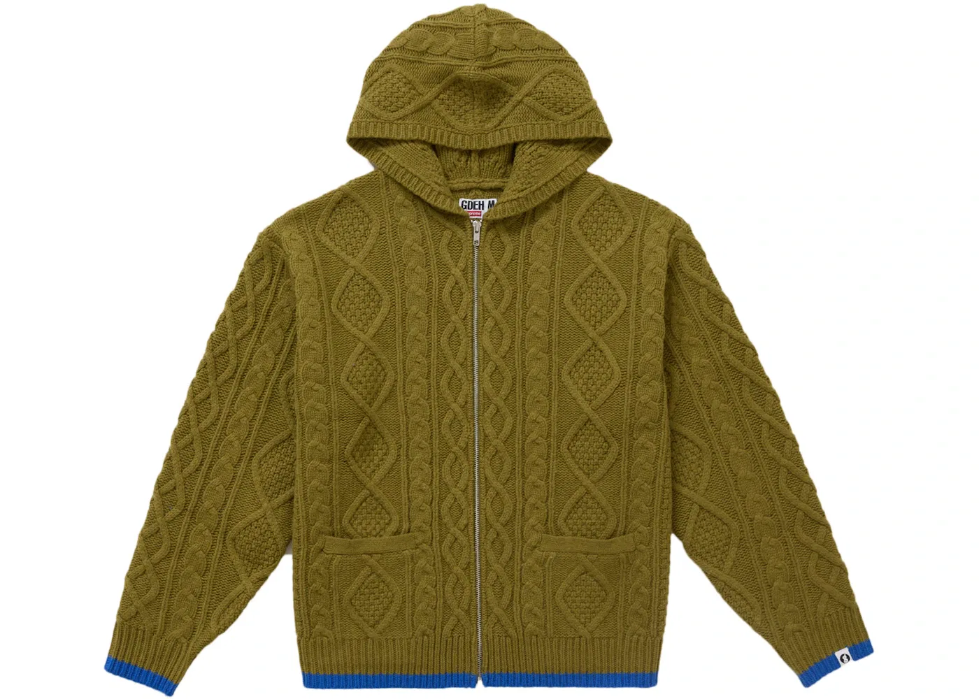 Мужской свитер-худи модель Sweater Supreme, Olive