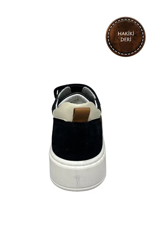 Детские туфли для мальчиков ортопедические Şenler Bebe World Kids, Black-White-Beige-Brown — фото 4