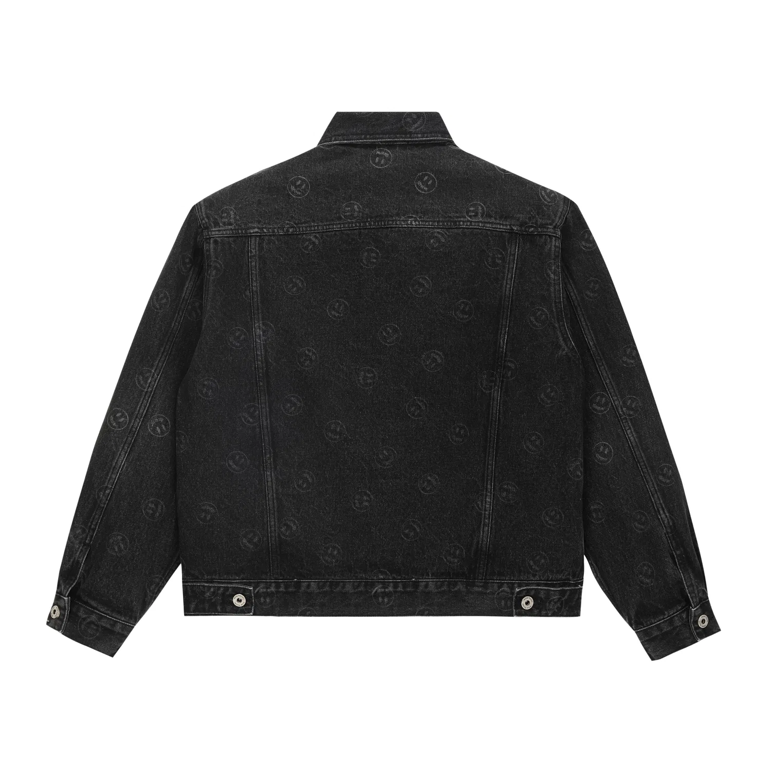 Детское джинсовое пальто с отложным воротником Drew House, Denim Black — фото 3