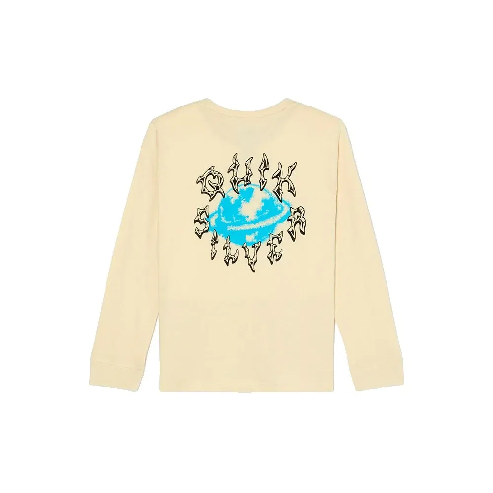 Детский свитшот для мальчиков с принтом QS Earth Quiksilver, Beige — фото 2