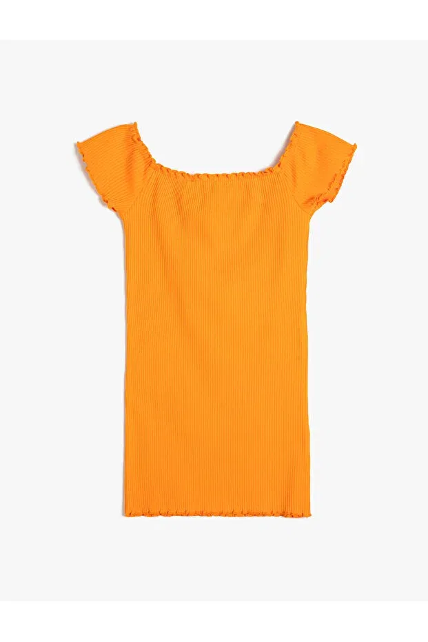 Детское платье для девочек хлопковое Koton, Orange