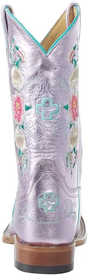 Детские сапоги для девочек с квадратным носком Metallic Rose Garden Macie Bean, Multi — фото 4