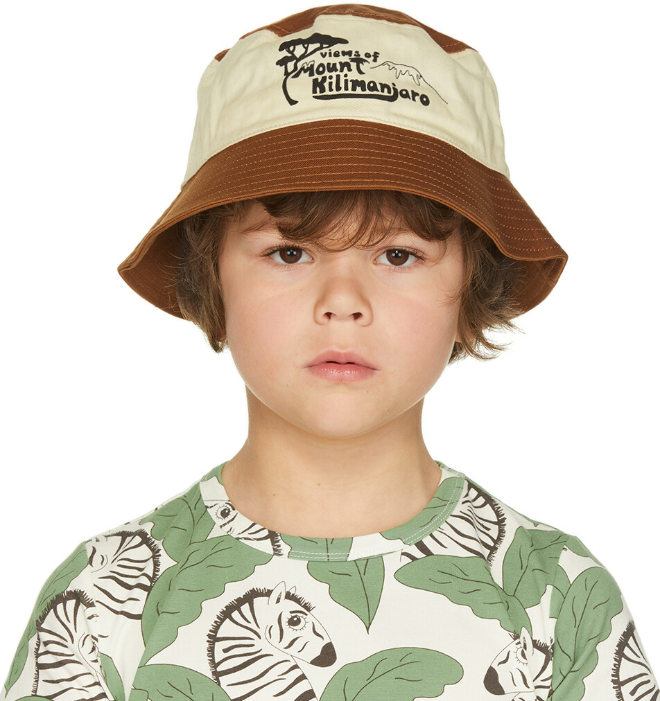 

Детская шляпа-ведро Off-White & Tan Mt Kilimanjaro Mini Rodini