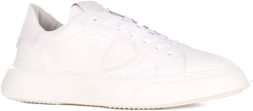 Мужские кроссовки Philippe Model Temple Trainers Bianco, White — фото 2