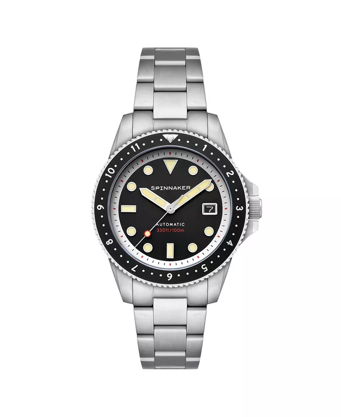 

Мужские часы Croft Pioneer Automatic с браслетом из цельной нержавеющей стали, 42 мм Spinnaker