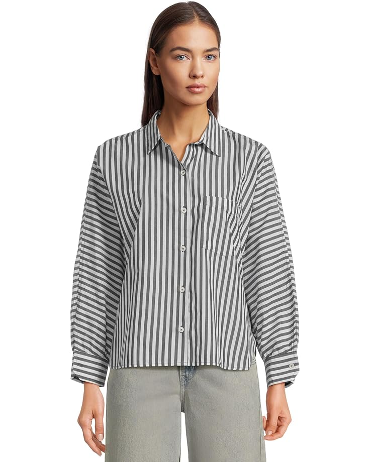 

Женская блузка Lilla P с рукавом долман, Navy/White Stripe