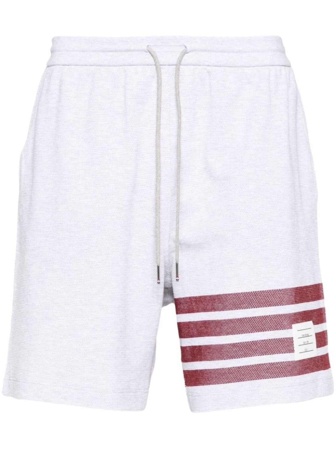 

Thom Browne спортивные шорты из хлопка с 4 полосками, серый