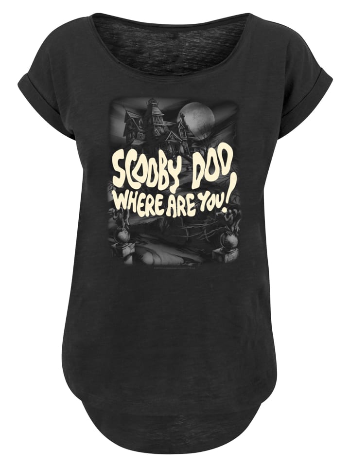 

Удлиненная футболка Scooby Doo Scary Castle черного цвета F4NT4STIC, Черный, Удлиненная футболка Scooby Doo Scary Castle черного цвета F4NT4STIC