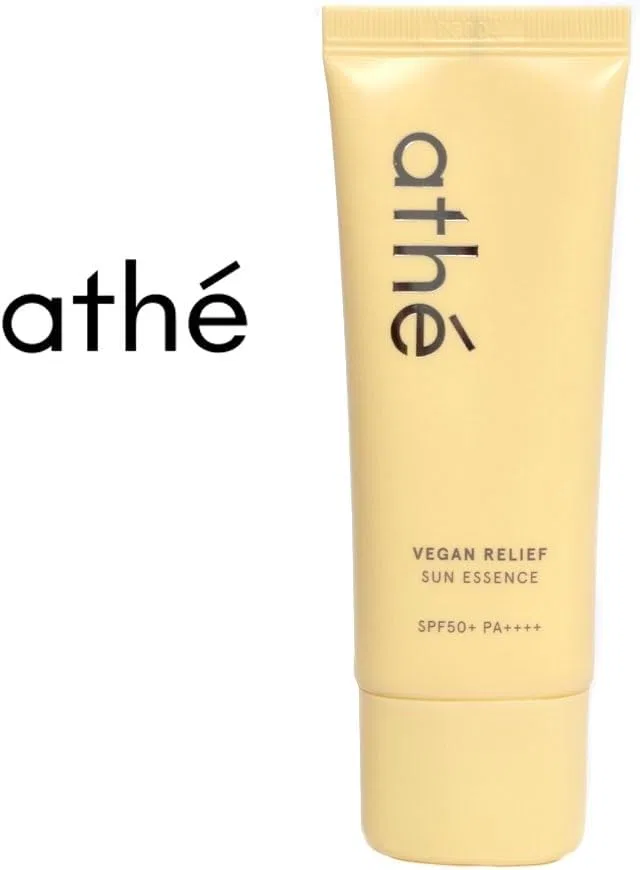 Солнцезащитный крем для лица Vegan Relief Sun Essence athe, 40 мл, бесцветный — фото 2