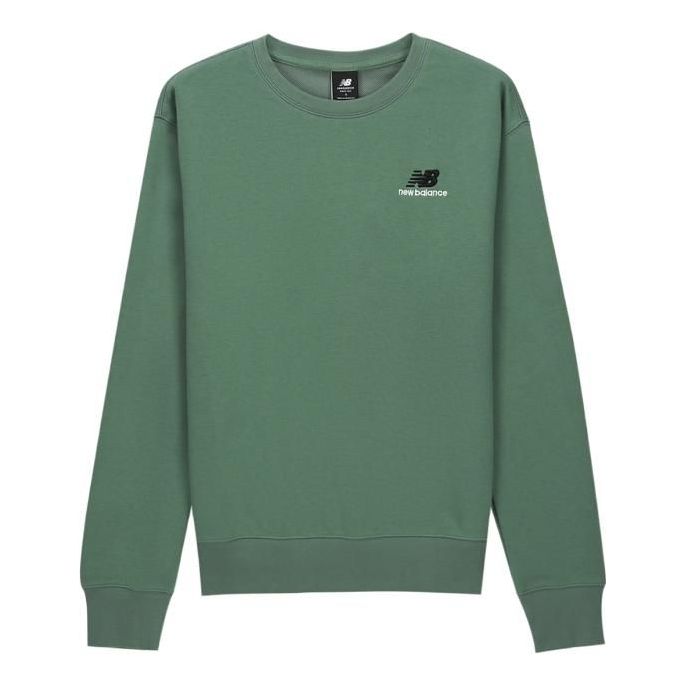 

Свитер New Balance Unissentials French Terry Crewneck Sweatshirt 'Dark Juniper', зеленый