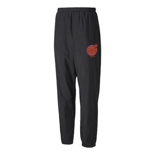 

Брюки x the hundreds track pants 'black red' Puma, черный