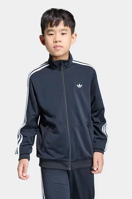 Толстовка детская на молнии Adidas Originals, черный — фото 4