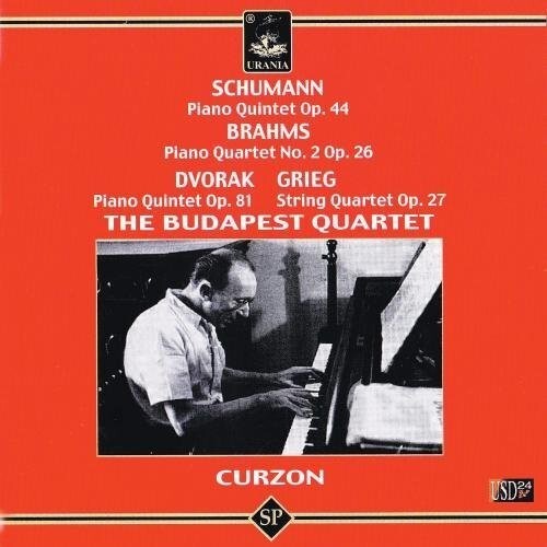 

CD диск Schumann / Brahms / Dvorak / Curzon: Piano Quintete Op 44 / Piano Quartet 2 Op 26