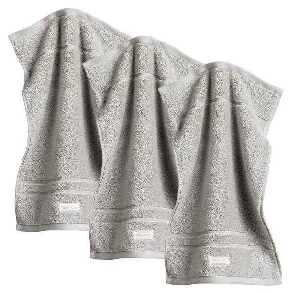 

Гостевое полотенце GANT Premium Towel 3er Pack, 50x10x30 см, светло-серый