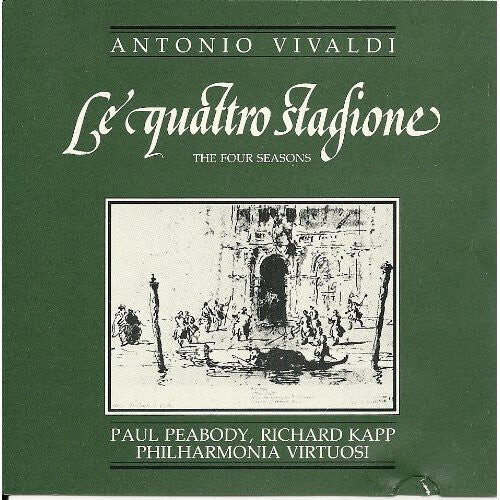 

CD диск Vivaldi / Kapp / Philharmonia Virtuosi: Vivaldi, A. : Four Seasons/Con 2 VNS