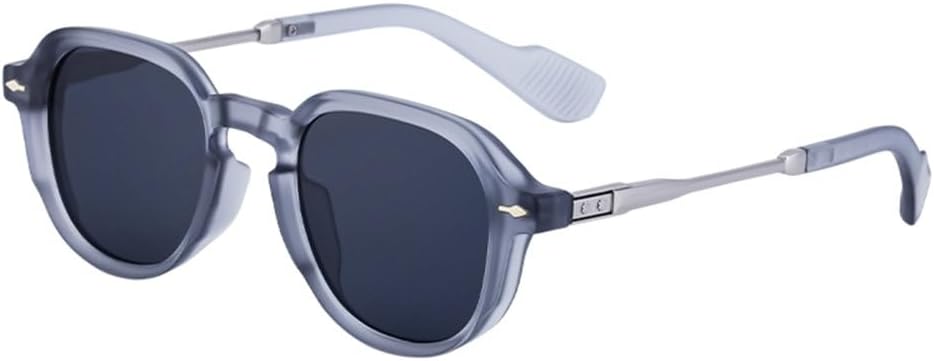 

Панк-солнцезащитные очки круглой формы для мужчин и женщин, роскошные, модные, в маленькой оправе, винтажные, в стиле стимпанк, с защитой от УФ-излучения UV400 LVTFCO, Transparent Gray