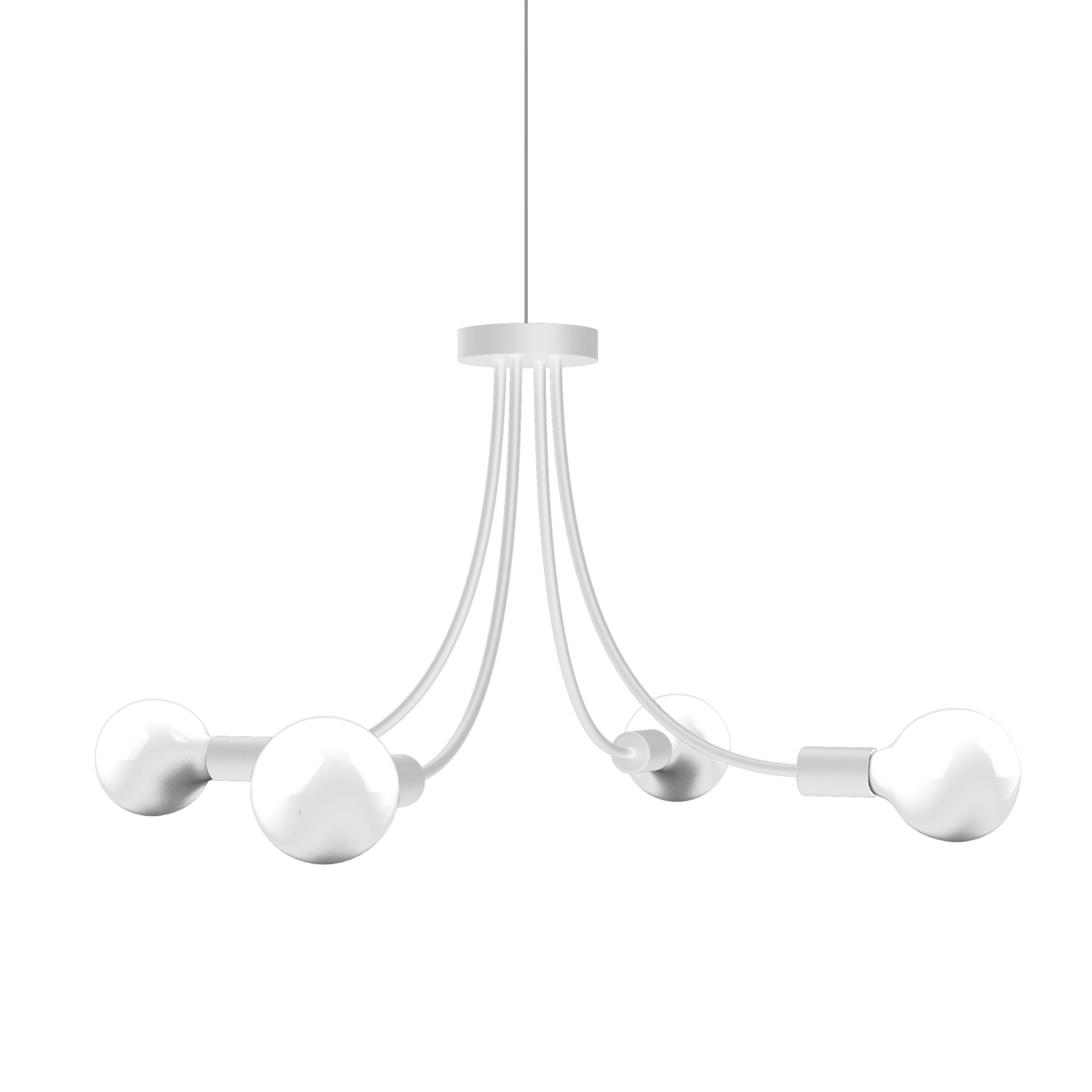 

Подвесной светильник Lumicom, 60x60x40 см, белый