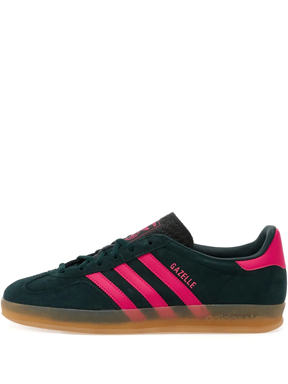 Кроссовки Gazelle Indoor в полоску Adidas, зеленый