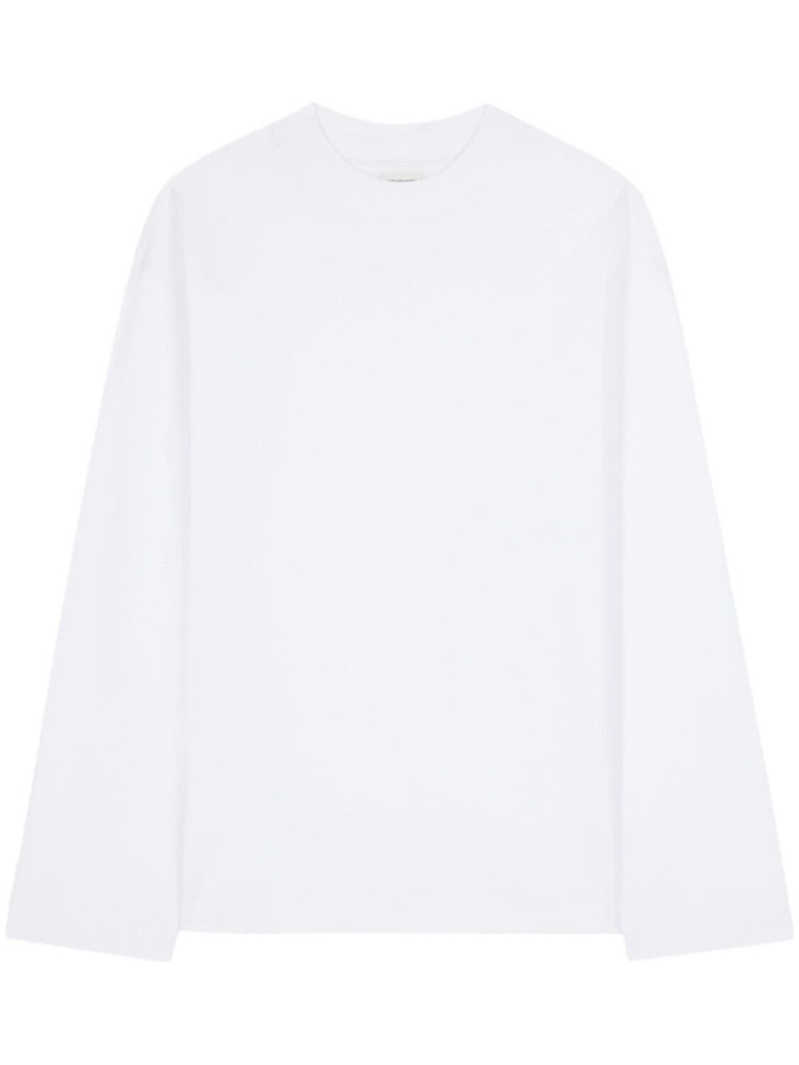 

DRIES VAN NOTEN футболка из хлопка с длинными рукавами, белый