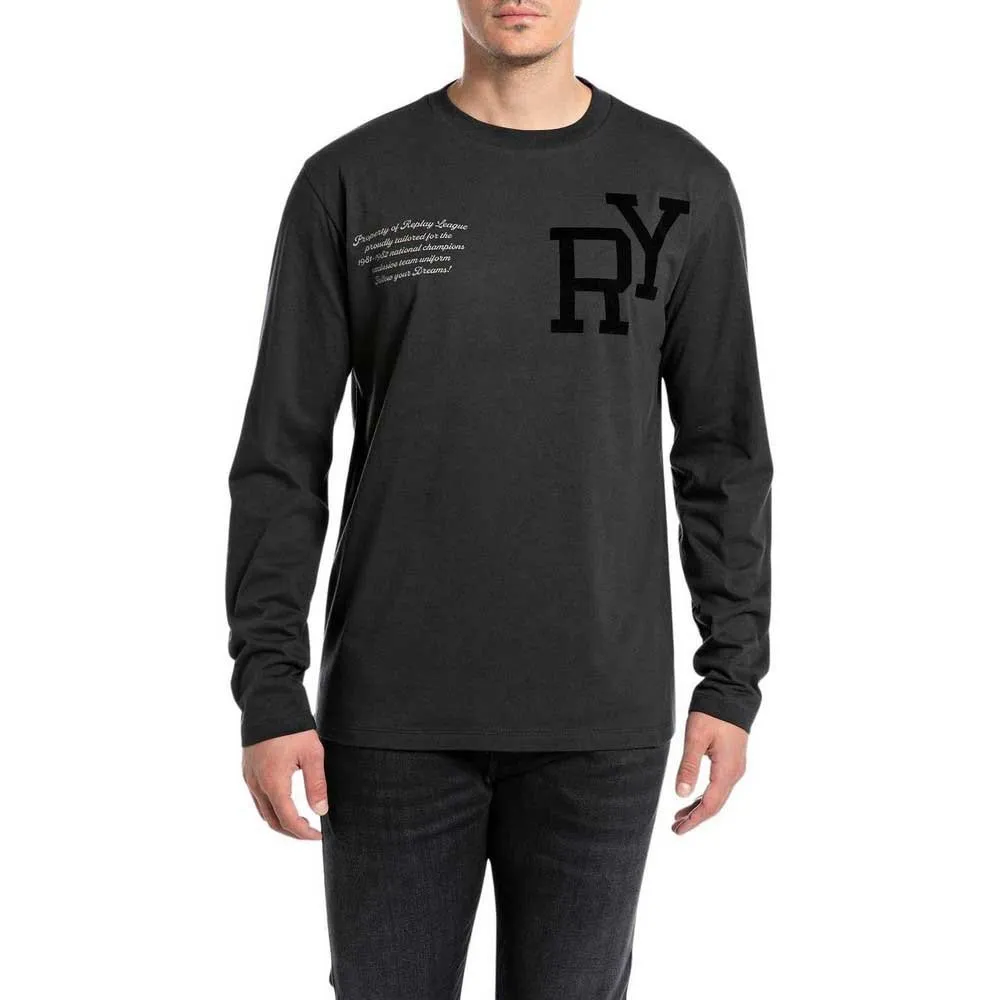 

Футболка Replay M6942.000.2660 long sleeve, черный