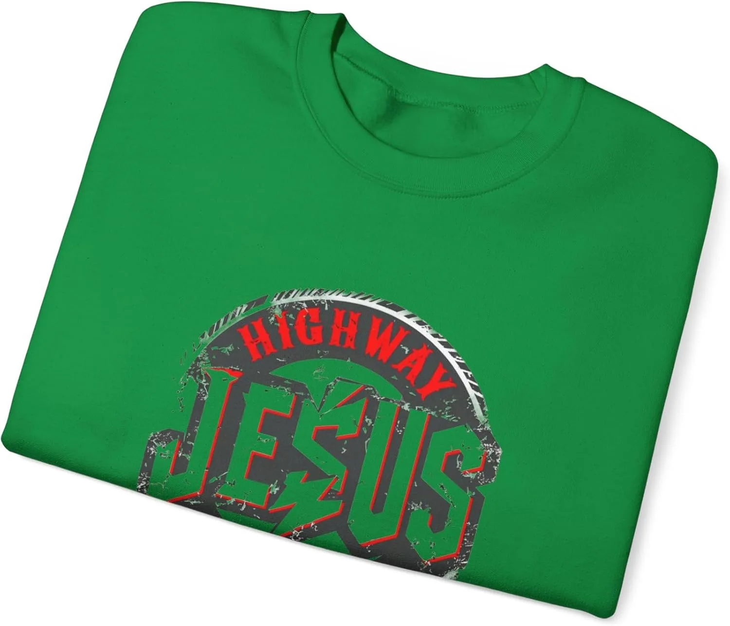 Толстовка Highway to Heaven Jesus — унисекс, тяжелый кроссовер, Christian Faith — фото 3