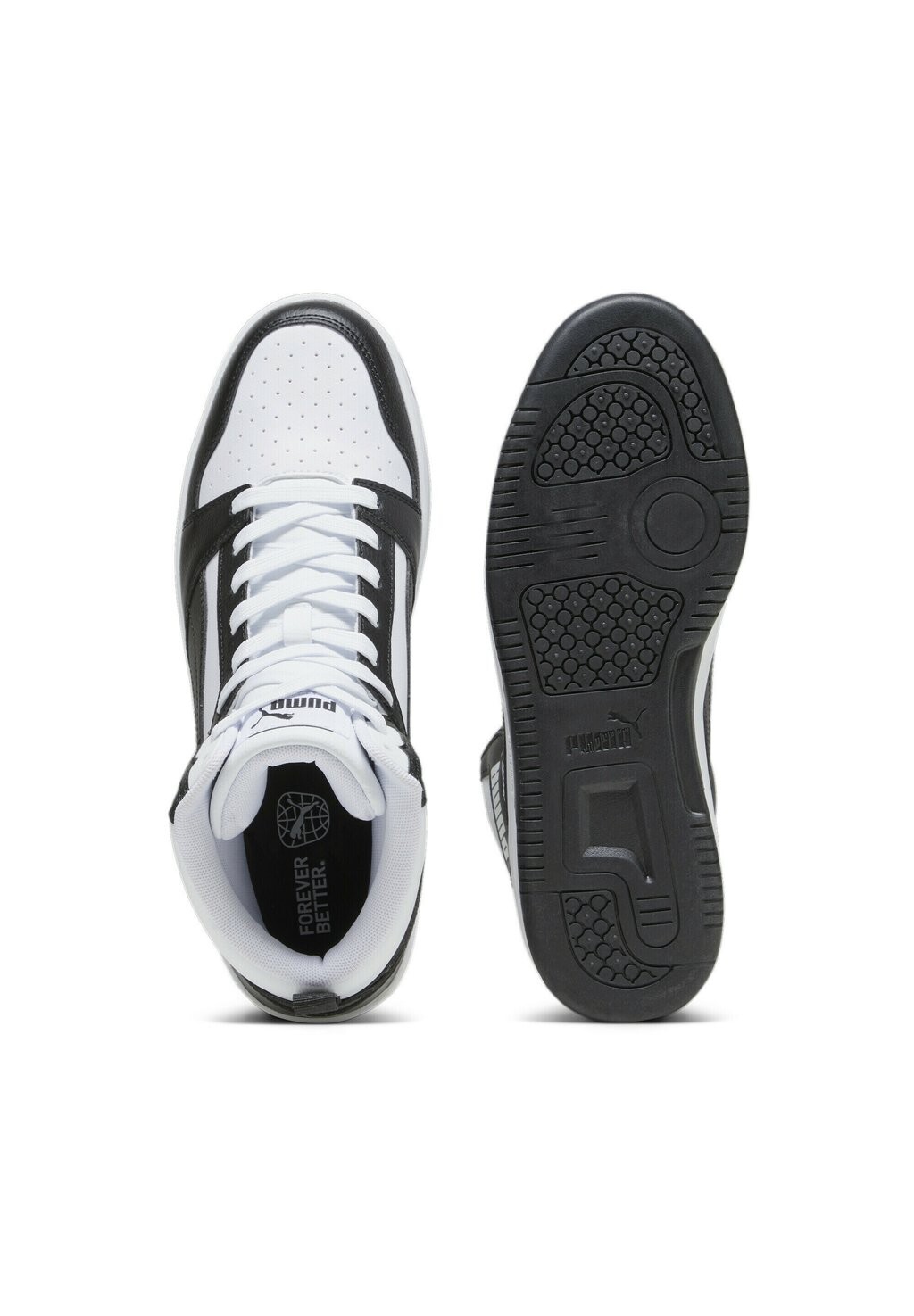 Кроссовки altas Puma REBOUND UNISEX, цвет white black shadow gray white — фото 3