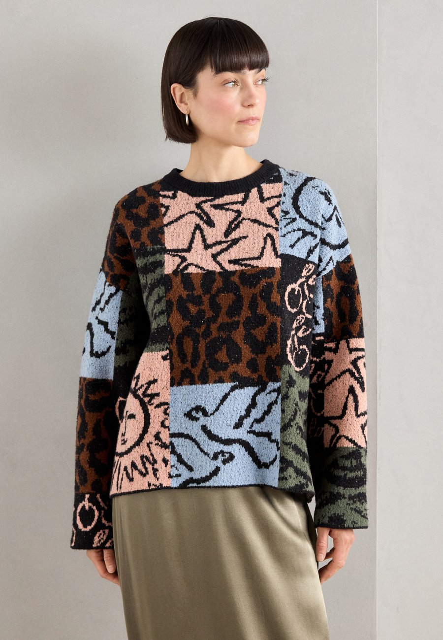 

Джемпер Scotch & Soda OVERSIZED, Multicolor/Multi-Coloured