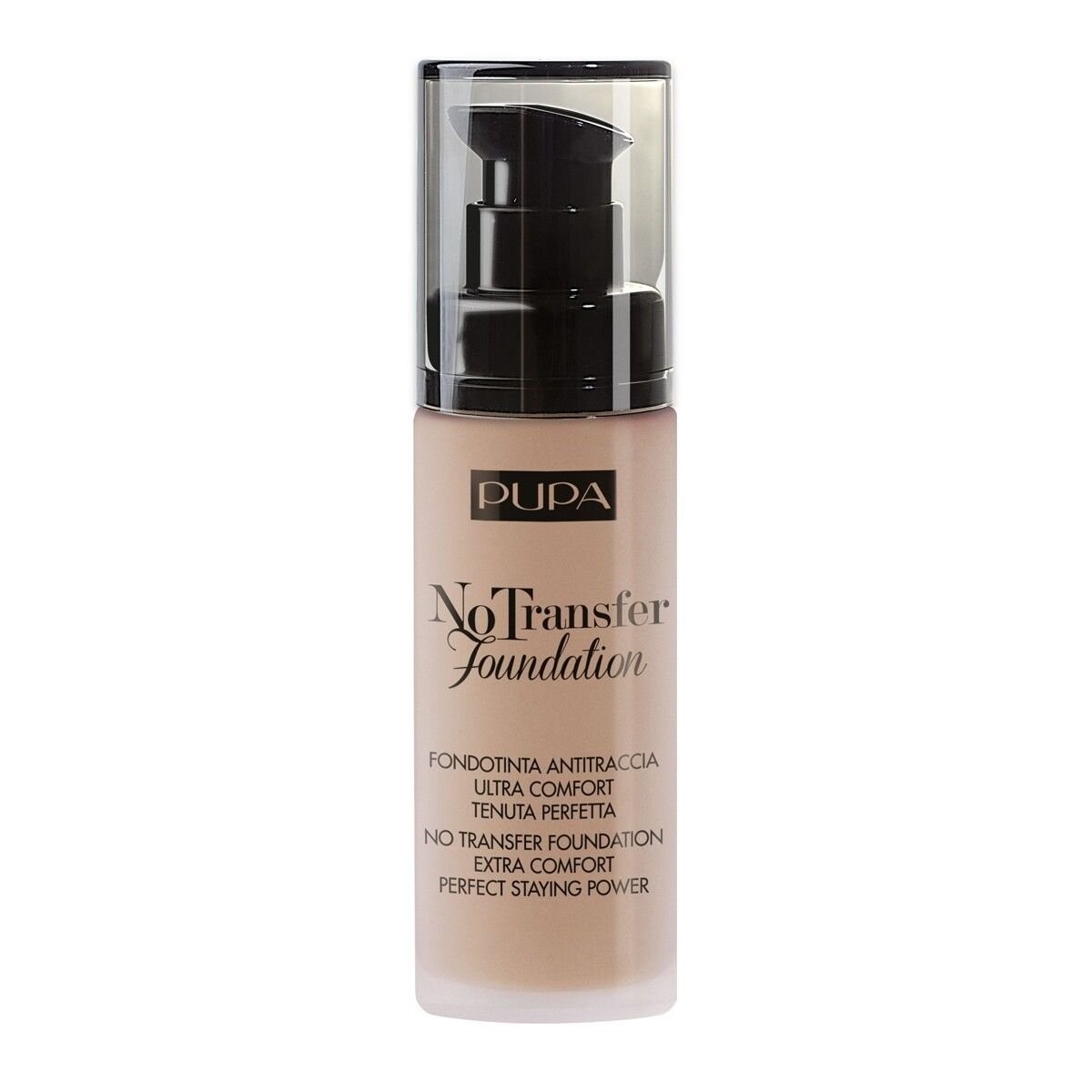 

Pupa Milano, No Transfer Foundation, увлажняющая основа 04, SPF 15, 30 мл