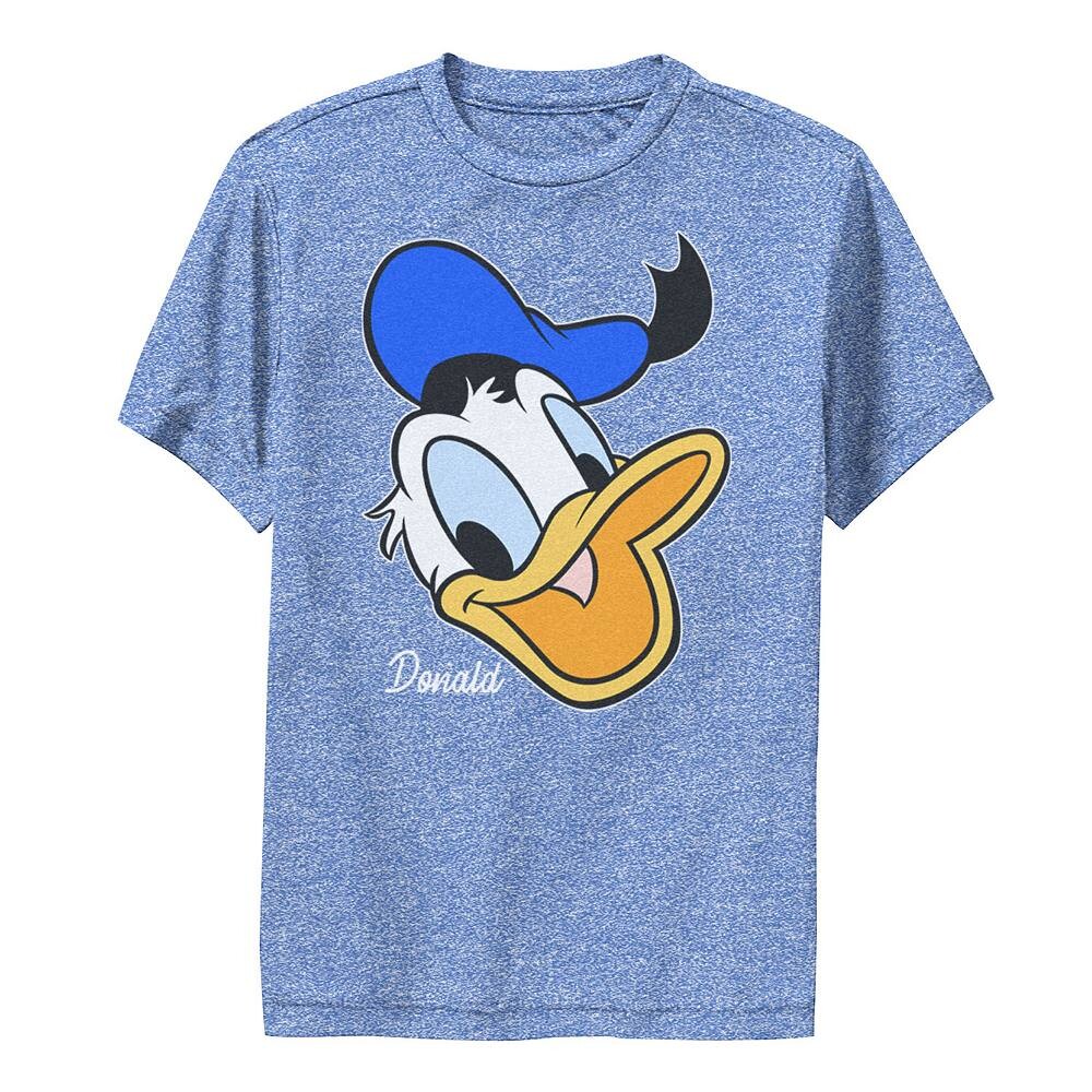 

Футболка Disney's Donald Duck с изображением портрета и портрета для мальчиков 8–20 лет, цвет Royal Heather