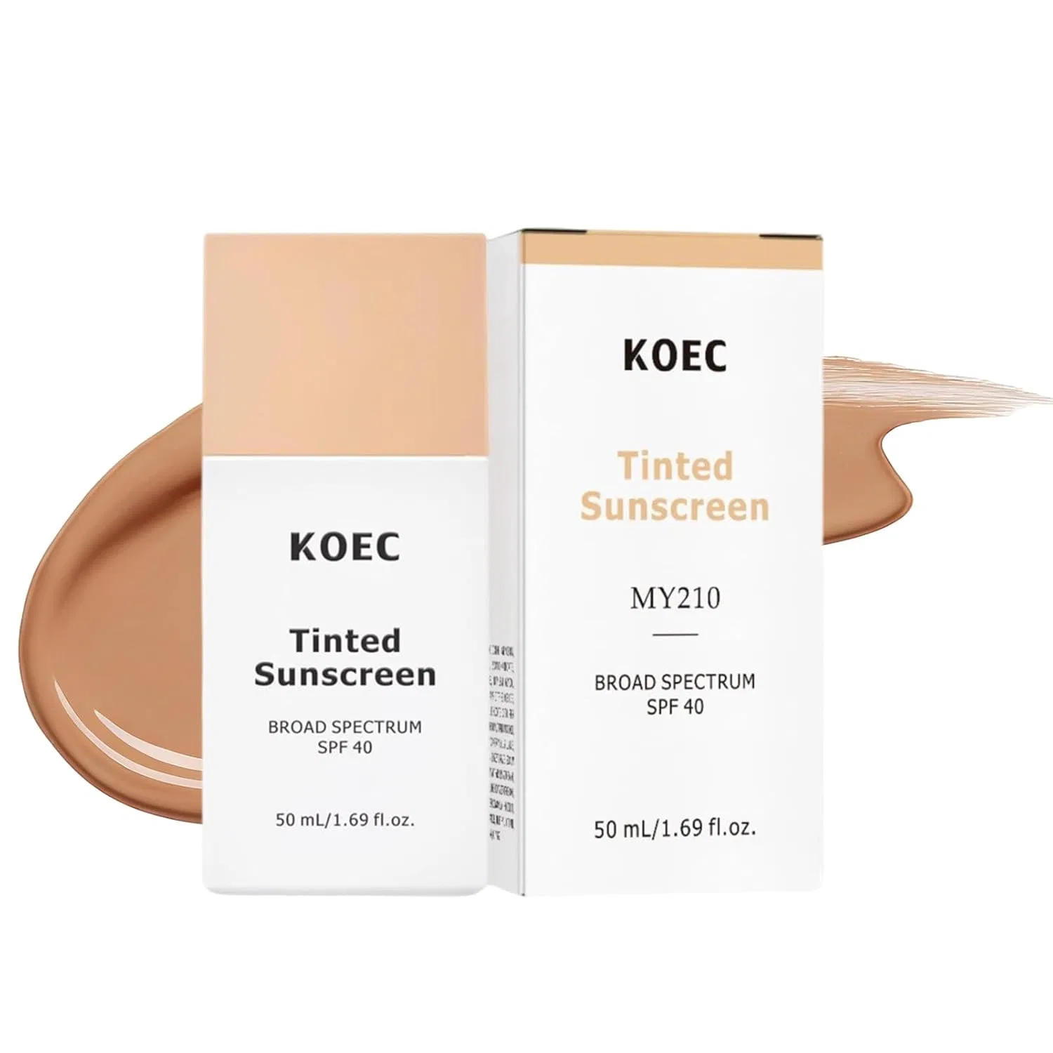 Тонирующий солнцезащитный флюид Daily Tinted Fluid Sunscreen SPF 40, 50 мл Dongcill