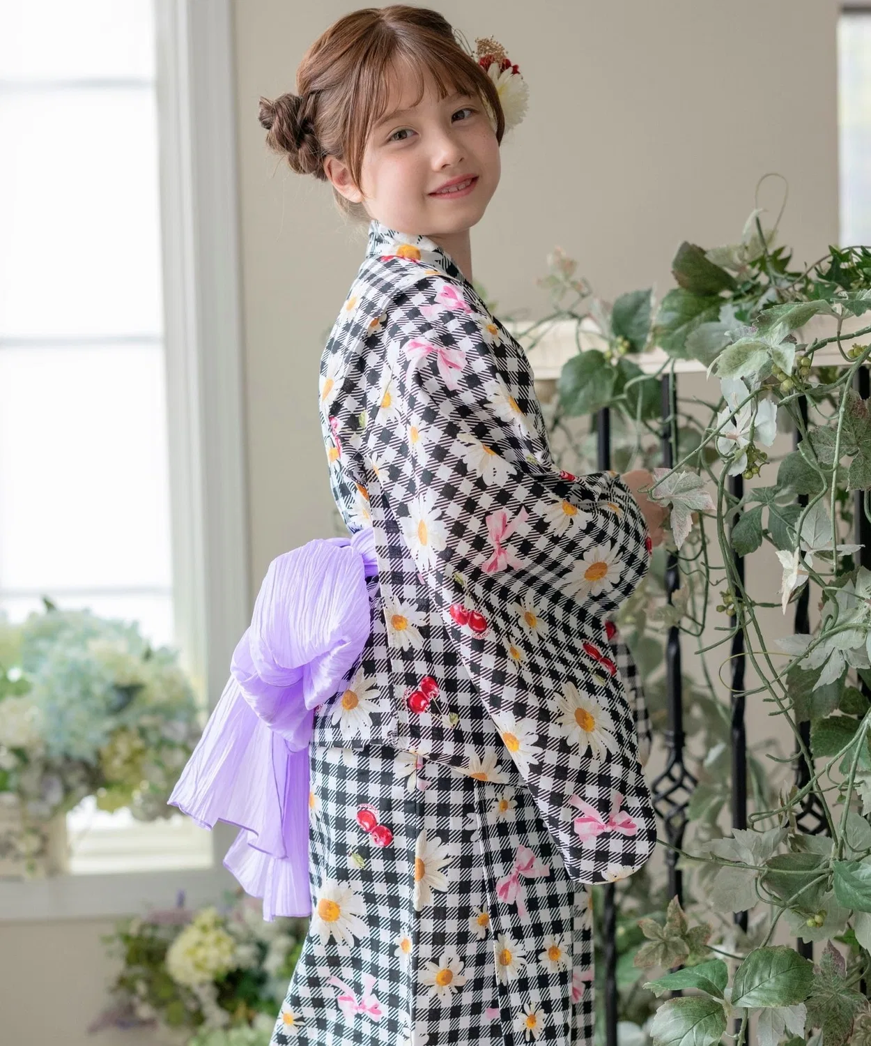 Детский комплект юката 2way с брендом Catherine Cottage, черный