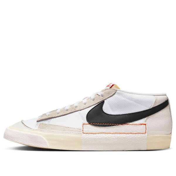 

Кроссовки blazer low pro club 'white black' Nike, белый