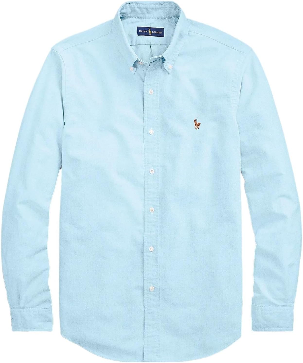 

Рубашка POLO RALPH LAUREN Classic Fit, клетчатая, оксфордская, с длинным рукавом, The Basic Aegean Blue