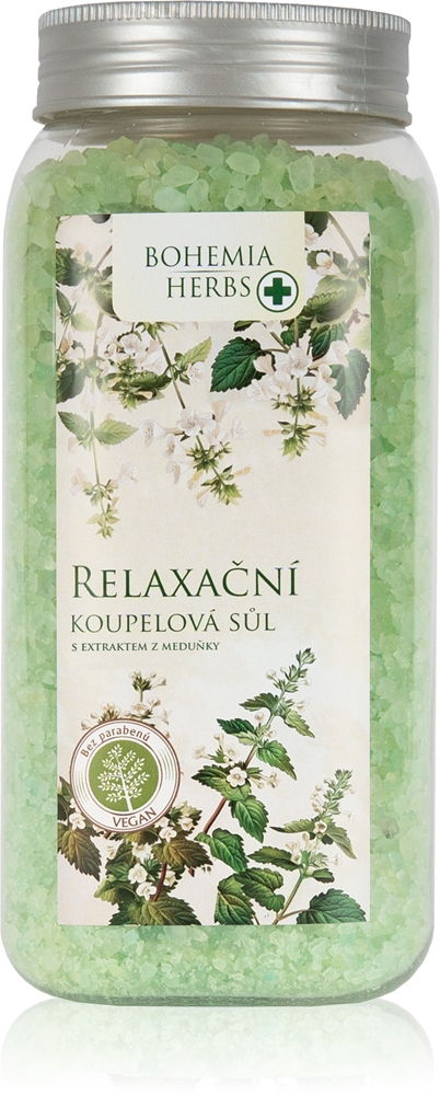 

Соль для ванны с мелиссой «Богемские травы» Bohemia Gifts & Cosmetics, 900 гр